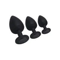 Perfect Fits Collection - Lustra’s Jewelled Silicone Butt Plug Set