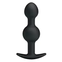 Pretty Love's Rattling Heavy Balls Silicone Butt Plug
