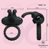 Sexy Secret’s Silicone Couple’s Rabbit Vibrating Cock Ring - Image 4