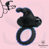 Sexy Secret’s Silicone Couple’s Rabbit Vibrating Cock Ring