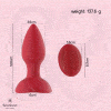 Sexy Secret’s Vibrating Rose Butt Plug with Remote Control - Image 6