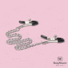 Sexy Secret’s Nipple Clamps with Silver Chain