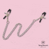Sexy Secret’s Nipple Clamps with Silver Chain - Image 3