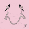 Sexy Secret’s Nipple Clamps with Silver Chain - Image 2